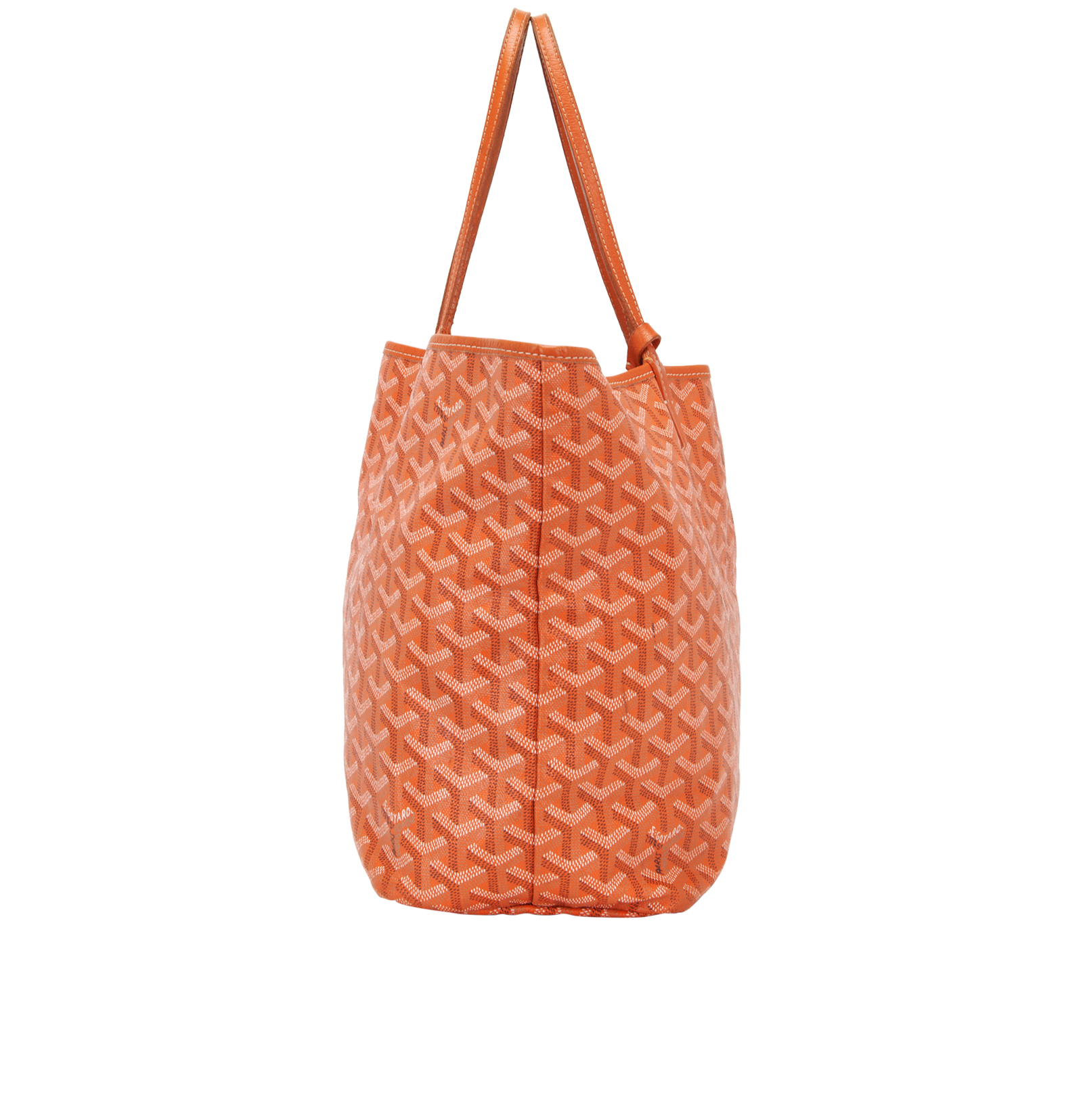 Saint Louis PM, &pound;1,300, Handbags, Orange, Canvas, Side view